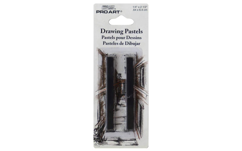 Pro Art Drawing Pastel, HB Black - 2 Piece